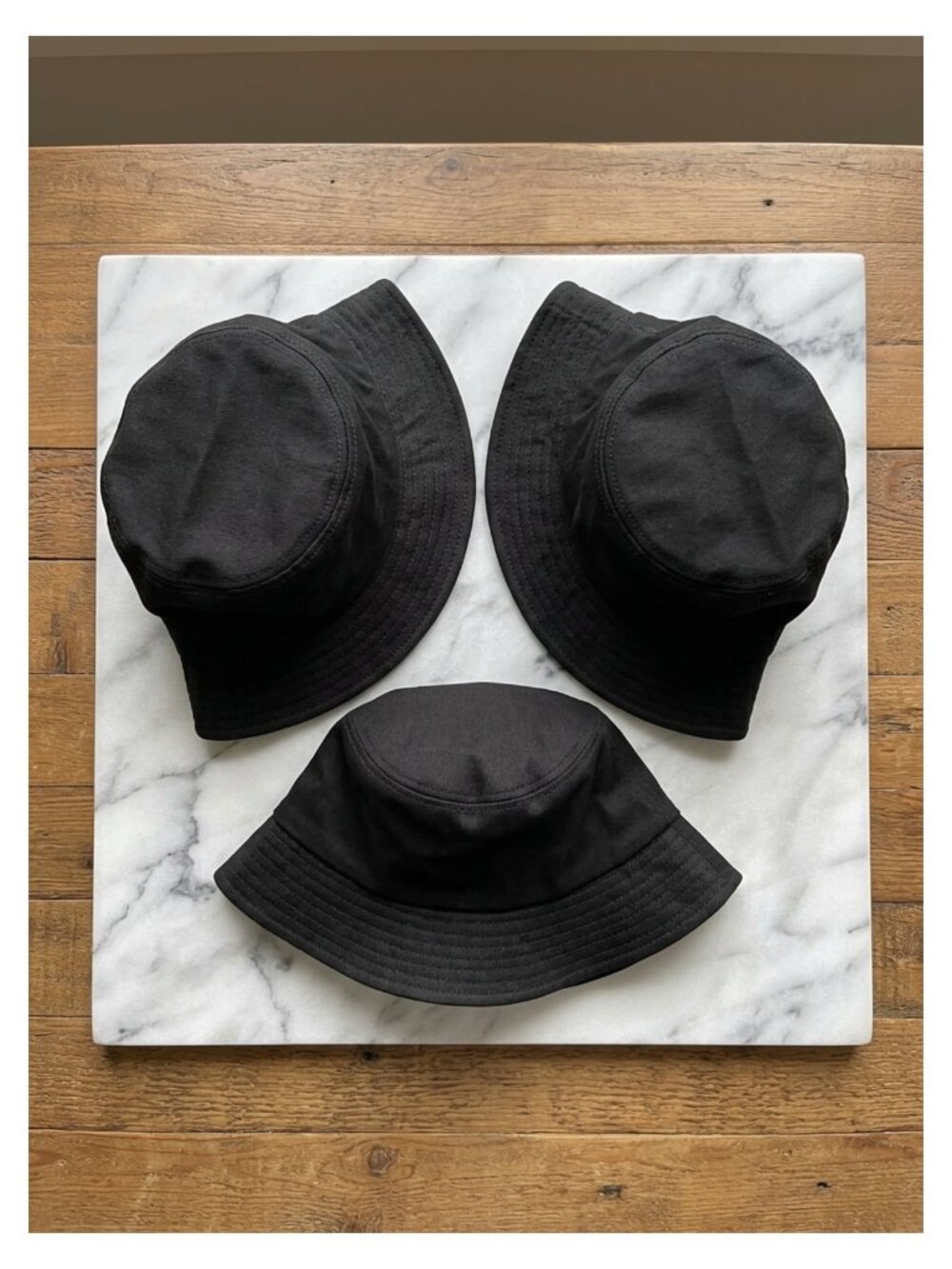 XXL Cotton Bucket Hat 3 Pack Wide Brim Unisex Oversize Sun Hat
